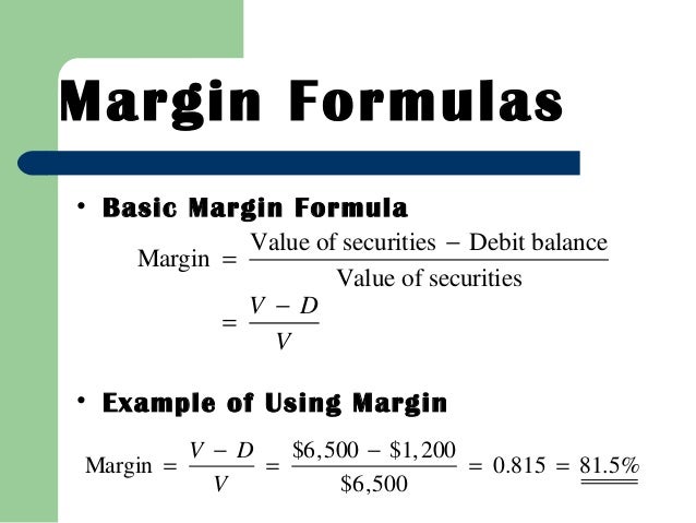 Margin percentage forex