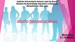 Instituto Universitario Antonio José de Sucre" 
Sistema de Aprendizaje Interactivo a Distancia. 
Barquisimeto. Edo. Lara 
María Silva 
C.I 18785695 
 