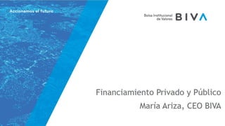 Financiamiento Privado y Público