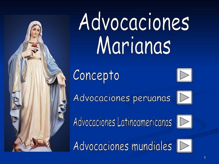 Advocaciones marianas Advocaciones marianas