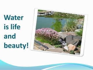 Water
is life
and
beauty!

 