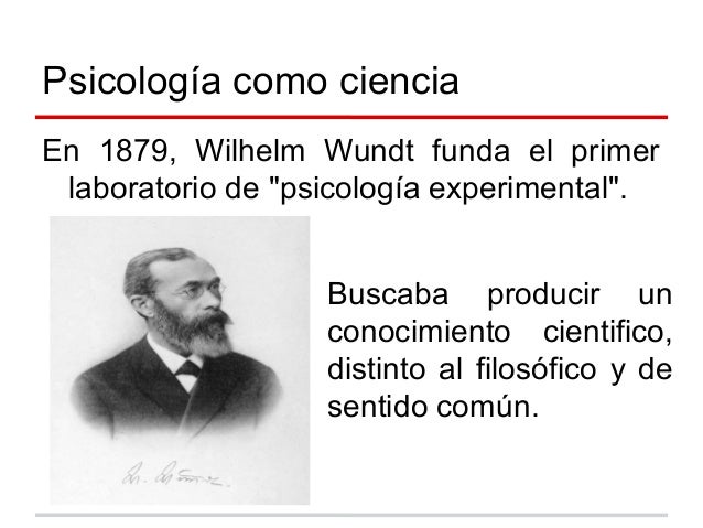 La Psicología como ciencia