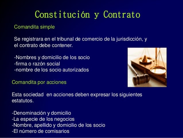 sociedades en comandita simple y por acciones