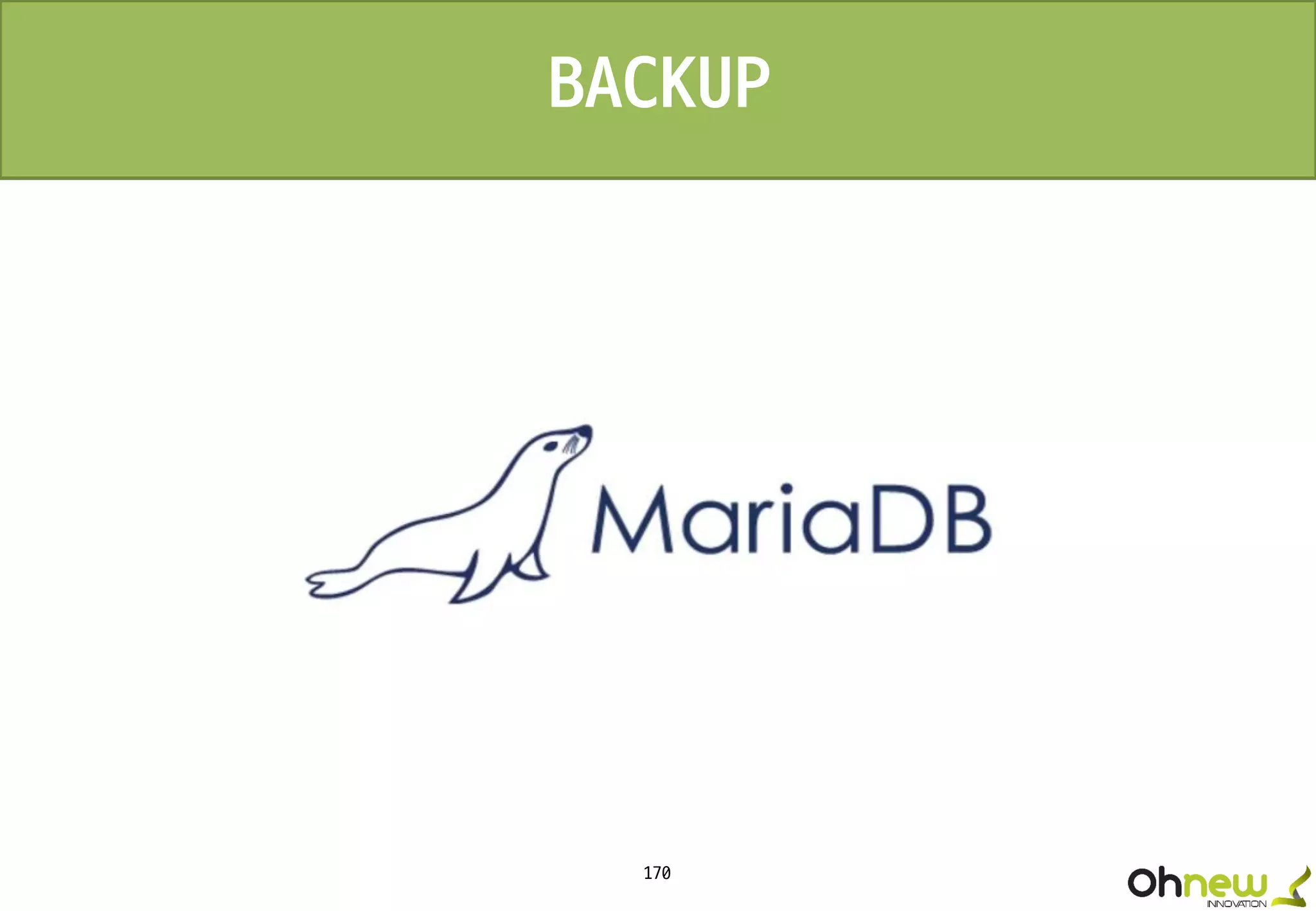 170
BACKUP
 