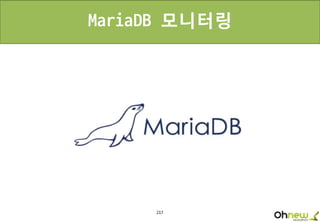 217
MariaDB 모니터링
 