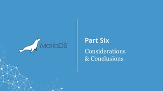 Part Six
Considerations
& Conclusions
 