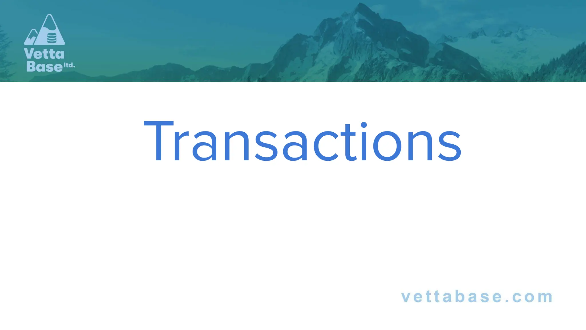 Transactions 