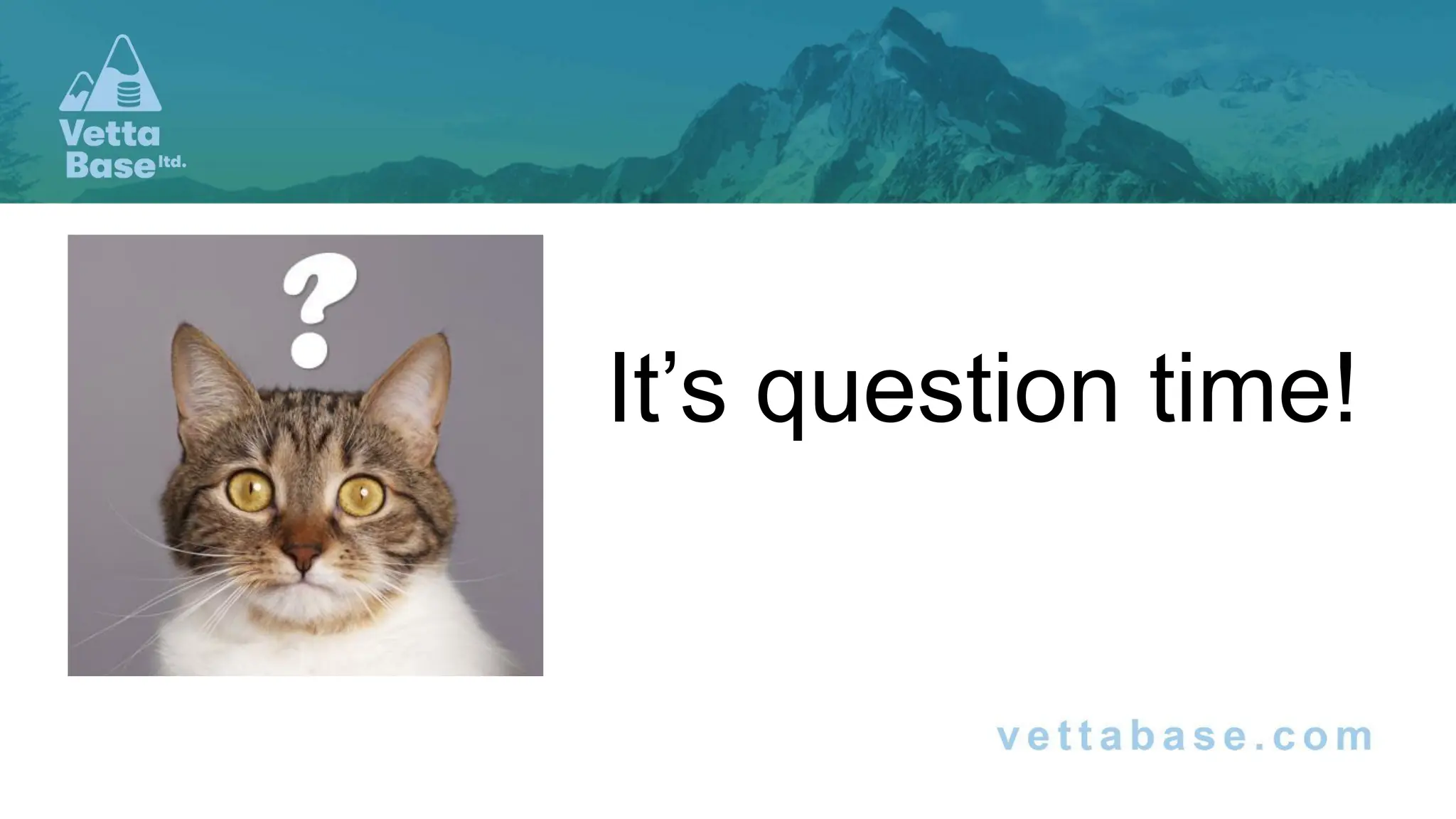 It’s question time! 