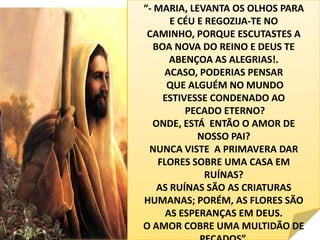 11A REDIVIVA DE MAGDALADIVALDO – AMÉLIA RODRIGUES“...NUMA NOITE QUE BALOUÇAVA LUZES MIÚDAS NO FIRMAMENTO ESCURO, SERVINDO-SE DE UMA EMBARCAÇÃO, ATRAVESSOU O LAGO E FOI TER COM ELE EM CAFARNAUM”...