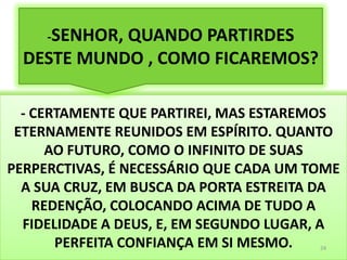 17“- SENHOR, OUVI A VOSSA PALAVRA CONSOLADORA E VENHO AO VOSSO ENCONTRO!... TENDES A CLARIVIDÊNCIA DO CÉU E PODEIS ADIVINHAR COMO TENHO VIVIDO!... SOU UMA FILHA DO PECADO. TODOS ME CONDENAM. MESTRE, OBSERVAI COMO TENHO DO VERDADEIRO AMOR!... MINHA EXISTÊNCIA, COMO TODOS OS PRAZERES, TEM SIDO ESTÉRIL E AMARGURADA”.“- OUVI O VOSSO AMOROSO CONVITE AO EVANGELHO! DESEJAVA SER DAS VOSSAS OVELHAS, MAS SERÁ QUE DEUS ME ACEITARÁ?”