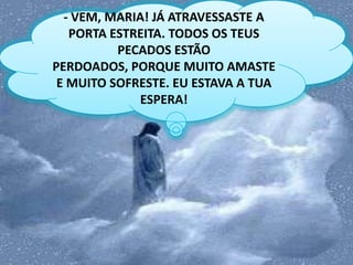 DESPREZOBOA NOVA – F.C.X. – HUMBERTO DE CAMPOS“...MARIA MADALENA, LEMBROU-SE DAS LIÇÕES DO MESTRE, COMPREENDEU-OS E RESIGNOU-SE.HUMILDE E SOZINHA, RESISTIU A TODAS AS PROPOSTAS CONDENÁVEIS QUE A SOLICITAVAM PARA UMA NOVA QUEDA DE SENTIMENTOS. SEM RECURSOS PARA VIVER, TRABALHOU PELA  PRÓPRIA MANUTENÇÃO, NA CIDADE DE MAGDALA E DAUMANUTA”..43