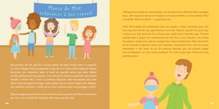 No primeiro dia em que fui à escola depois de estar muitos dias no hospital,
os meus colegas tinham preparado a sala de uma forma muito especial. Estava
decorada com desenhos deles e havia um grande cartaz que dizia «Maria
do Mar, estávamos à tua espera!». Foi muito bom revê-los e perceber que tinham
sentido a minha falta. Como o professor Eduardo tinha conversado com eles
sobre o que se passava comigo, e eles sabiam que eu estava frágil e sem defesas,
não acharam estranho o facto de eu levar máscara para me proteger melhor.
Alguns colegas queriam levar-me a mochila, outros queriam até fazer os exercícios
por mim, mas o professor Eduardo disse logo que isso não.
64
«Obrigada por todas as vossas ajudas, mas os exercícios a Maria do Mar consegue
fazer. Até enquanto esteve no hospital e em casa trabalhou um bocadinho! Não
é verdade, Maria do Mar?» — perguntou ele.
«Sim. No hospital há professores que nos ajudam a fazer exercícios para não
nos esquecermos do que aprendemos na escola. Depois, quando fui para casa,
a Samira e a Inês levaram-me as fichas que vocês foram fazendo aqui. Tirando
aqueles dias a seguir aos tratamentos em que fico muito enjoada, com dores
de cabeça e muito sono, depois consigo fazer tudo normalmente. Claro que tenho
de ter atenção a algumas coisas, por exemplo: não apanhar frio, não me cansar
demasiado e não estar ao pé de pessoas doentes que me possam pegar
uma constipação ou uma virose qualquer. Por isso é que esta máscara é uma
grande ajuda».
65
 