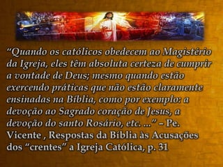 Outro ponto divergente entre o Catolicismo e o Protestantismo é a Mariologia, o “estudo sobre a virgem Maria”.