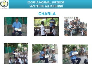 ESCUELA NORMAL SUPERIOR SAN PEDRO ALEJANDRINOCRONOGRAMA DE ACTIVIDADESObjetivo: Realizar las actividades anteriormente propuestas cumpliendo un tiempo estipulado para cada una de estas.Jeison Duica Responsables: María Altafulla      