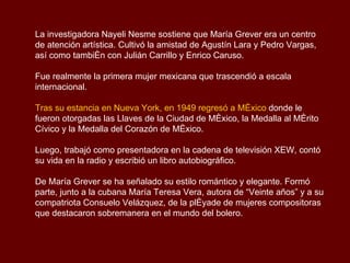 Grever Maria Grever Biografia Y Musica | PPS