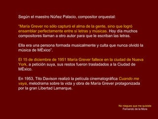 Grever Maria Grever Biografia Y Musica | PPS
