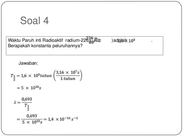 14708251105 Maria Hanifah Radioaktifitas Dan Teknologi Nuklir