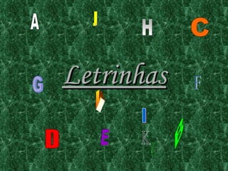 Letrinhas A B C D E F G H I J K L 