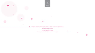 PREPARED FOR INFORMATICS 283: USER EXPERIENCE
BY MARIA HAYNIE
mhaynie1@UCI.edu
Photos by Eye for Ebony on Unsplash
19.
END
 