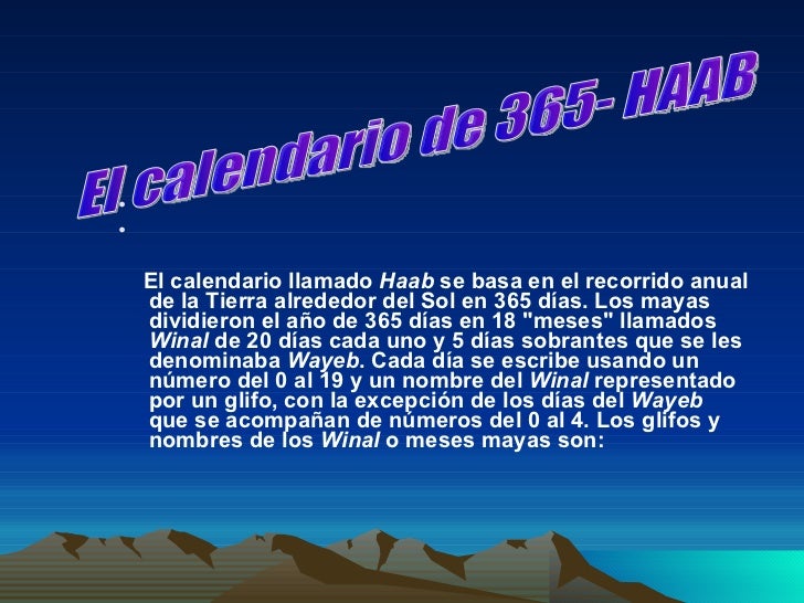 LOS INVENTOS DE LOS MAYAS