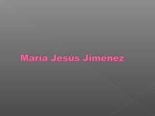 Maria jesús jiménez