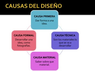 CAUSAS DEL DISEÑO