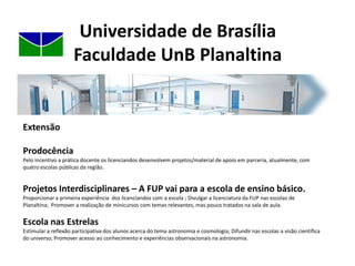 Universidade de BrasíliaFaculdade UnB PlanaltinaCurso de Licenciatura em Ciências Naturais