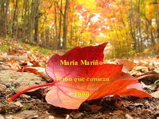 María Mariño Verba que comeza 1990 