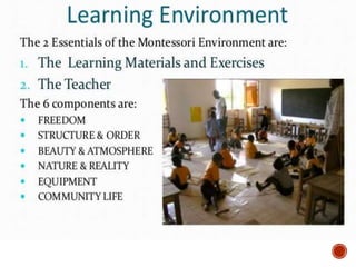 Maria montessori | PPTX
