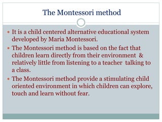 10 Principles of Montessori Education