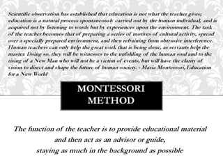 Montessori Method