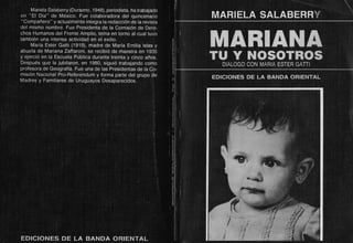 Mariana. Tu y Nosotros