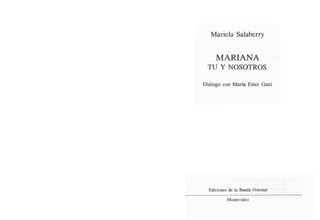 Mariana. Tu y Nosotros