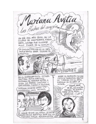Mariana Avitia. las flechas del corazón (historieta)