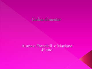 Mariana e francieli