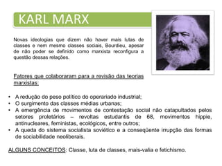A emergência de movimentos de contestação social não catapultados pelos setores proletários – revoltas estudantis de 68, movimentos hippie, antinucleares, feministas, ecológicos, entre outros;