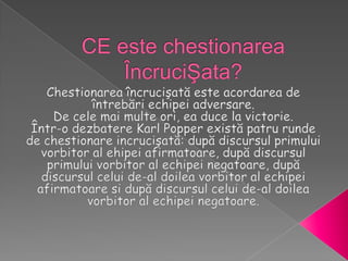 Chestionarea încrucişată. Mariana Zamfir, Călăraşi | PPT