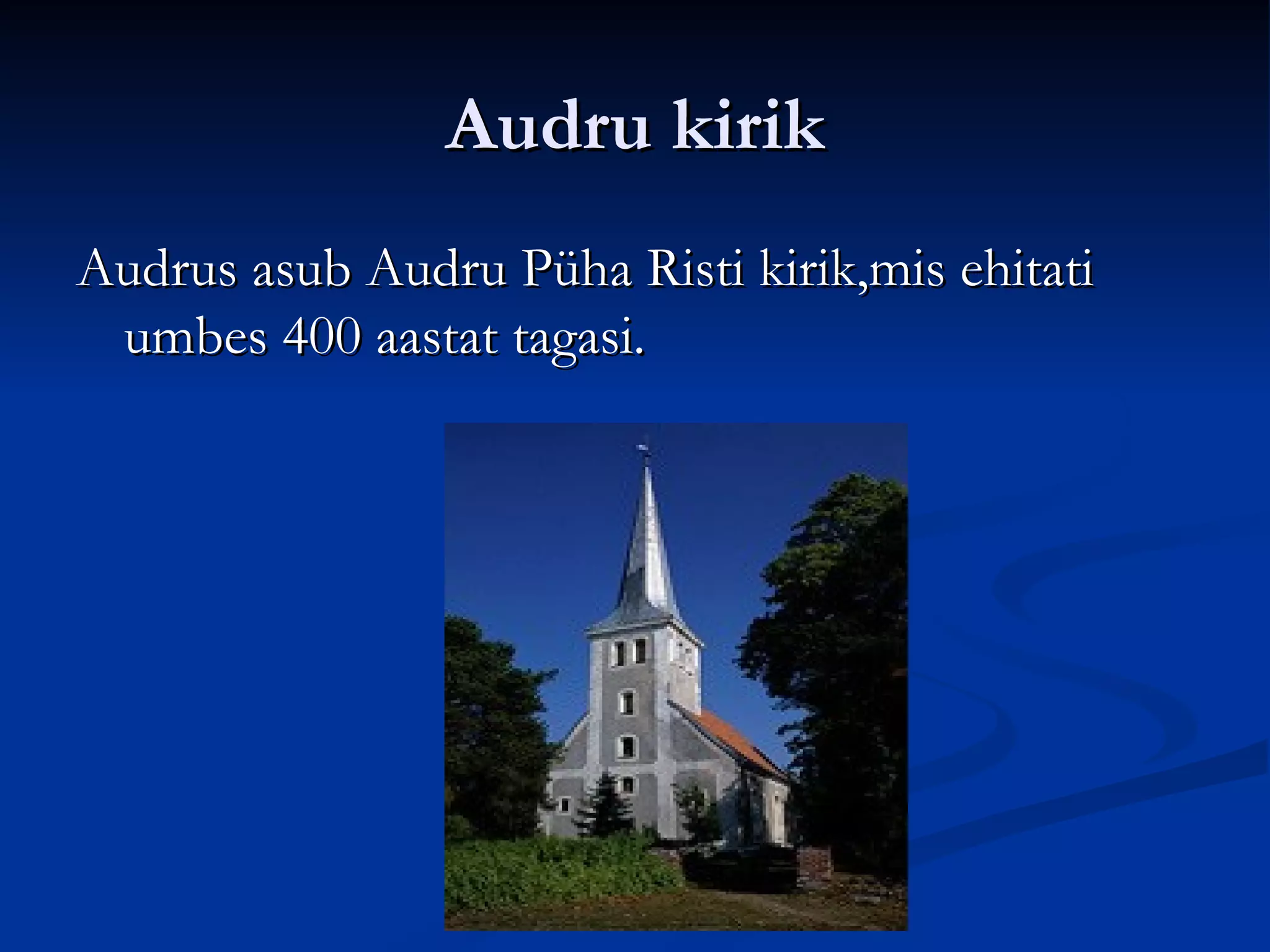 Audru vald | PPT