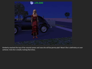 Kimberly reached the top of her second career and now she will be perma-plat! Woot! She is definitely an over
achiever. And she is totally rocking that dress.
 