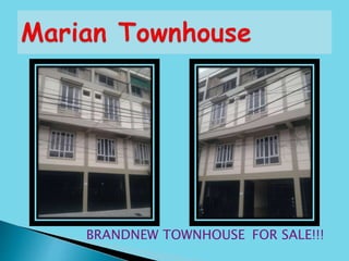 BRANDNEW TOWNHOUSE FOR SALE!!!
 