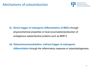 (i) Direct trigger of osteogenic differentiation of MSCs through
physicochemical properties or local accumulation/producti...