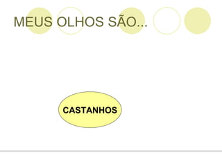 MEUS OLHOS SÃO... CASTANHOS 