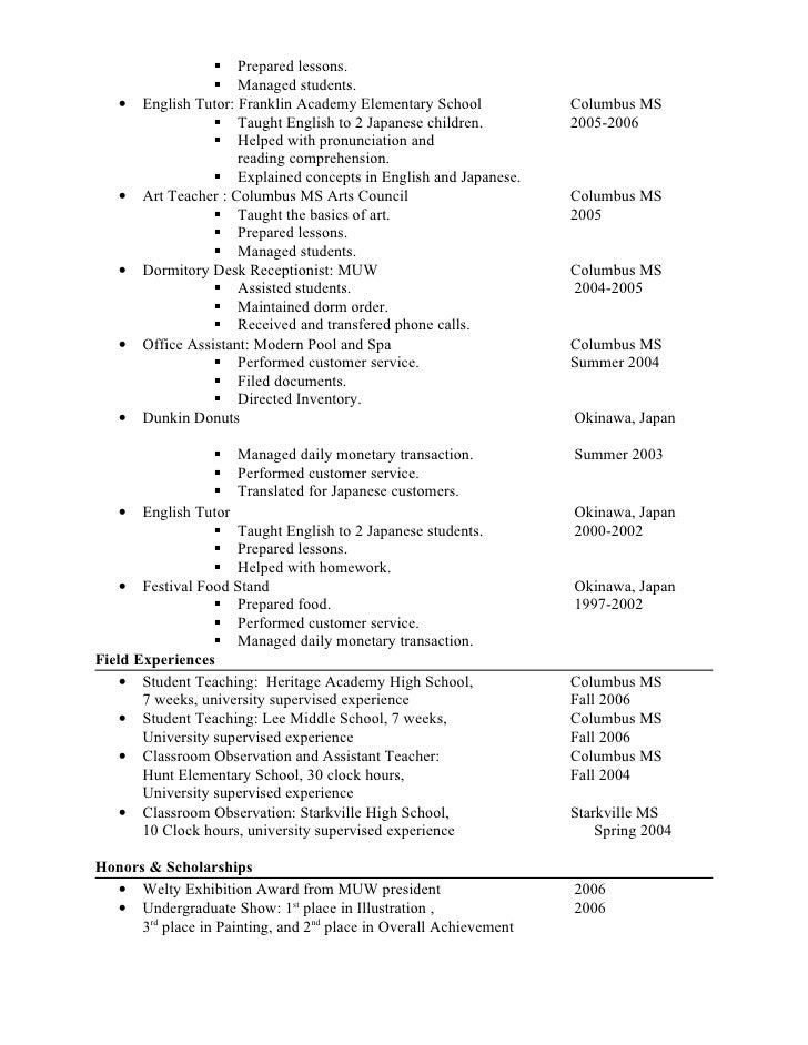 Maria resume