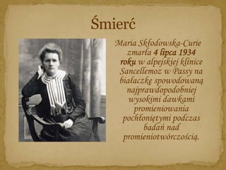Maria Skłodowska-Curie | PPTX