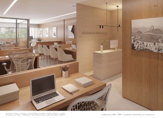 pe r s pe c t i va i l u s t r a d a . a de c o r a ç ã o e o s r e v e s t i me n t o s s ã o i m a ge n s me r a me n t e i l u s t r at i va s . o s m ó v e i s
a s s i m c o m o o s m at e r i a i s de a c a b a me n t o s ã o de d i me n s õ e s c o me r c i a i s e n ã o fa z em pa r t e d o c o n t r at o
de c o n s t r u ç ã o . o i m ó v e l e emp r ee n d i me n t o s e r ã o e n t r eg u e s c o m o i n d i c a d o n o mem o r i a l de s c r i t i v o . s o b r e l o j a s 201 / 301 - s u ge s tã o e s c r i t ó r i o de a d v o c a c i a
P
L
A
N
T
A
S
 