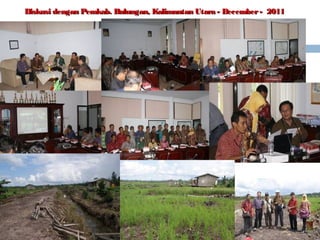 Diskusi dengan Pemkab. Bulungan, Kalimantan Utara - December - 2011

 