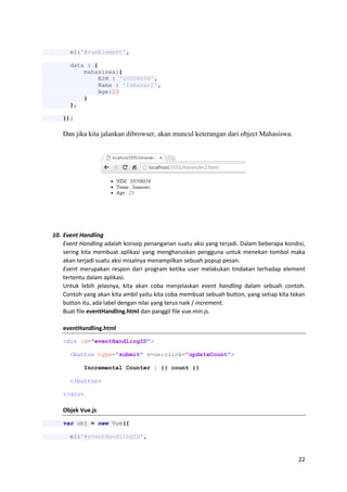 Mari belajar vue js | PDF