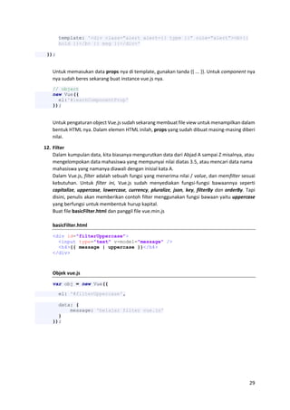 Mari belajar vue js | PDF