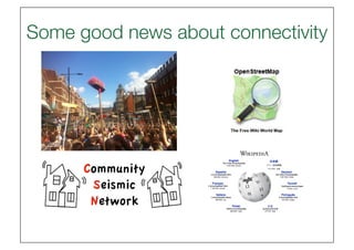 Some good news about connectivity"
 