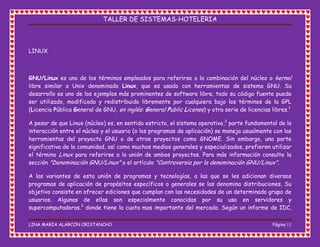 Lina Alarcon - Hoteleria